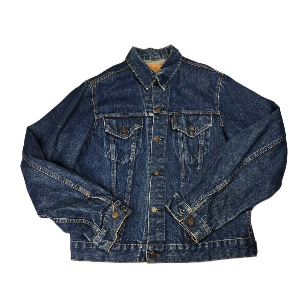 Levis 557XX Big E Denim Jacket 1960s Type III 521 Button Early USA Cone Selvedge